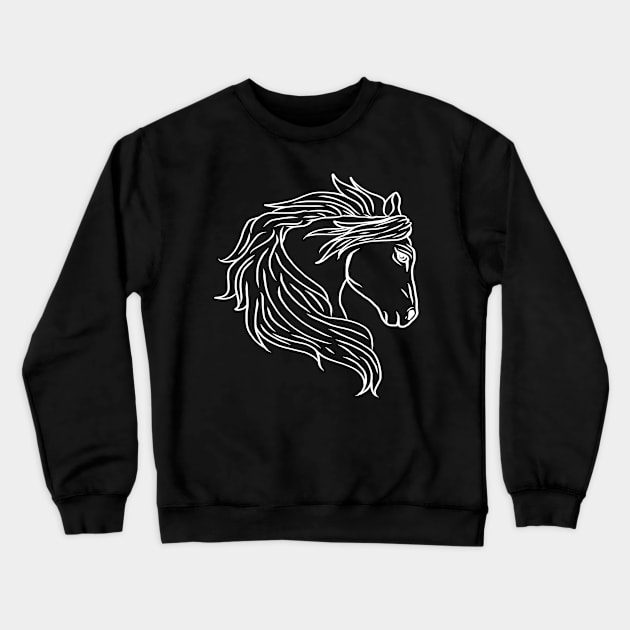 A very nice horse and pony dressage Crewneck Sweatshirt by KK-Royal